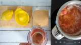 Sirup rhubarb - Mempersiapkan tidak 5