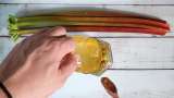 Sirup rhubarb dengan madu - Mempersiapkan tidak 4