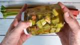 Sirup rhubarb dengan madu - Mempersiapkan tidak 5