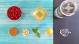 Pasta rosehip dingin dengan madu, serbuk sari, jahe, lemon, dan mint - Mempersiapkan tidak 1