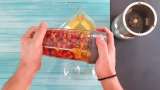 Pasta rosehip dingin dengan madu, serbuk sari, jahe, lemon, dan mint - Mempersiapkan tidak 2