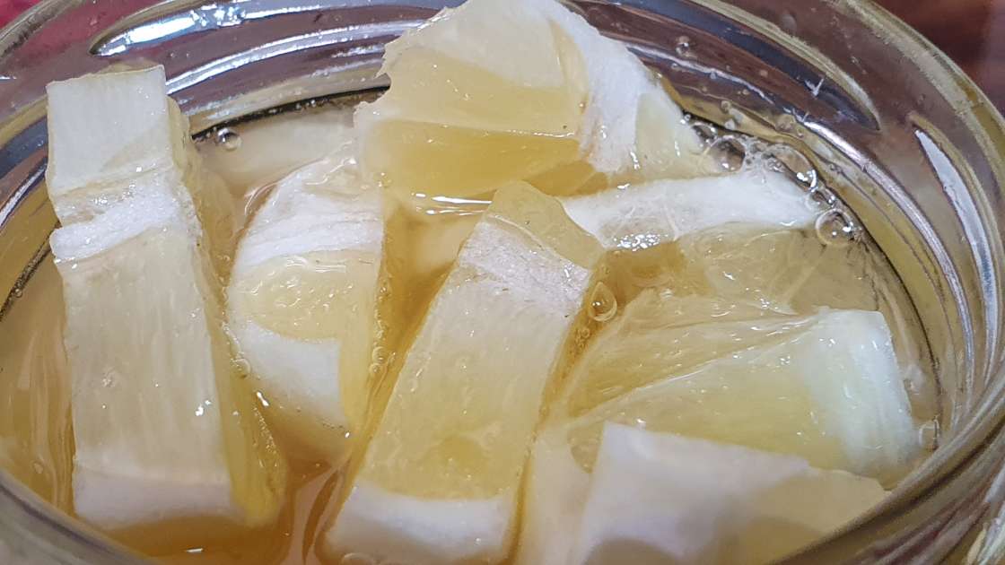 Maserasi lemon dengan madu dalam toples: tonik, kekebalan tubuh, hati, foto 7