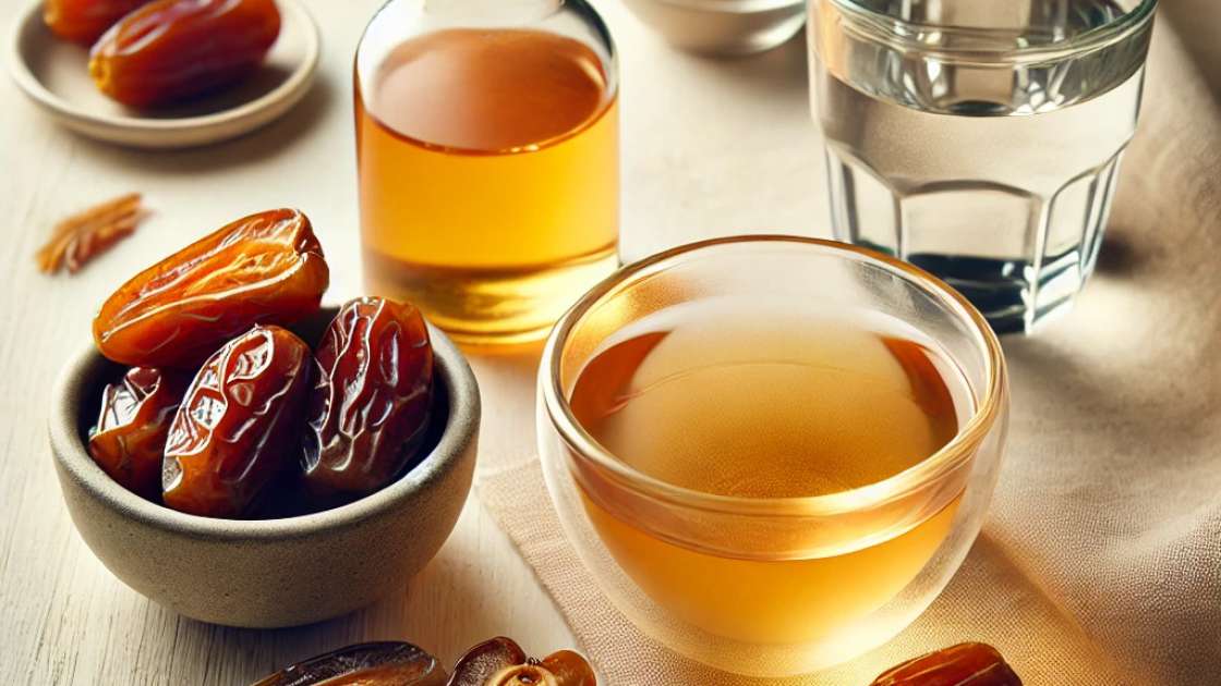 Berkumur untuk sakit tenggorokan dengan infus kurma