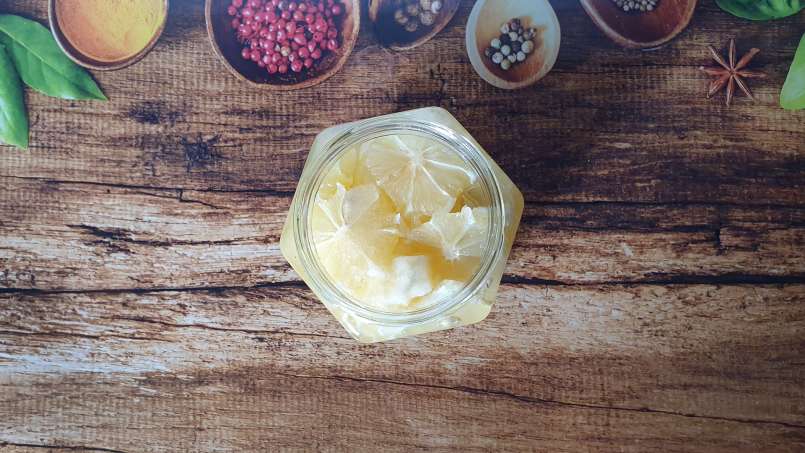Maserasi lemon dengan madu dalam toples: tonik, kekebalan tubuh, hati, foto 4