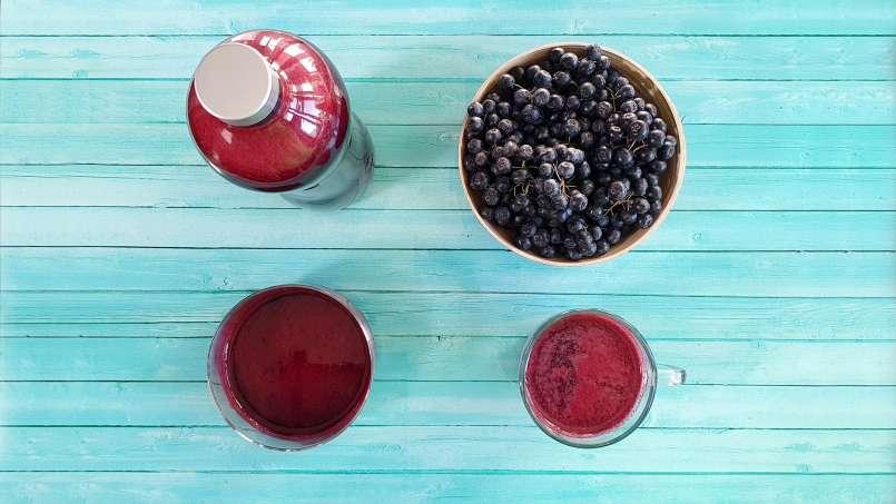 Sirup aronia dengan jahe dan madu, foto 6