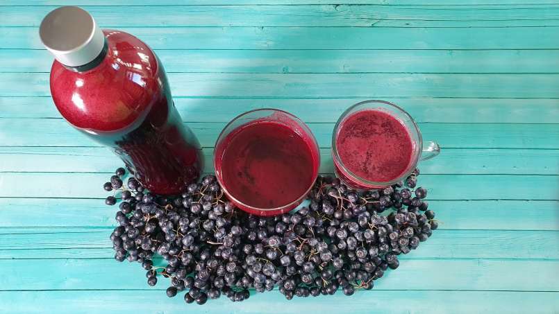 Sirup aronia dengan jahe dan madu, foto 9