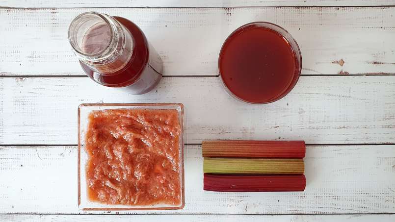 Sirup rhubarb, foto 1