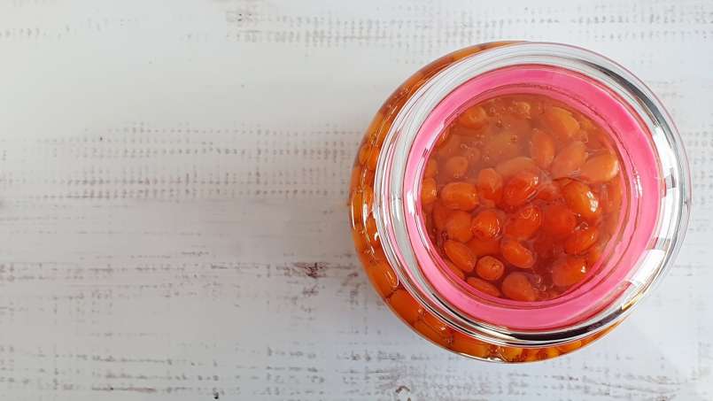 Maserasi seabuckthorn laut yang diberi madu, foto 6