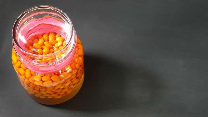 Maserasi seabuckthorn laut yang diberi madu, foto 9