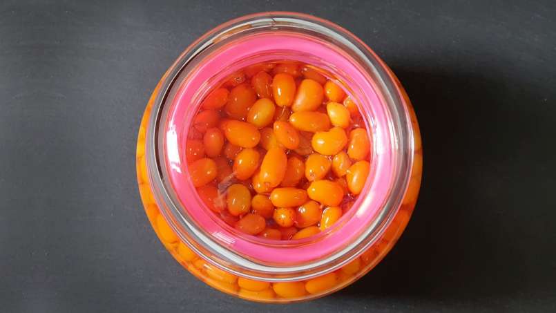 Maserasi seabuckthorn laut yang diberi madu, foto 10