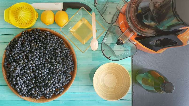 Sirup aronia dengan madu, foto 1