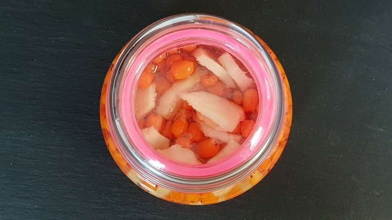 Maserasi seabuckthorn dengan jahe dan madu, foto 1