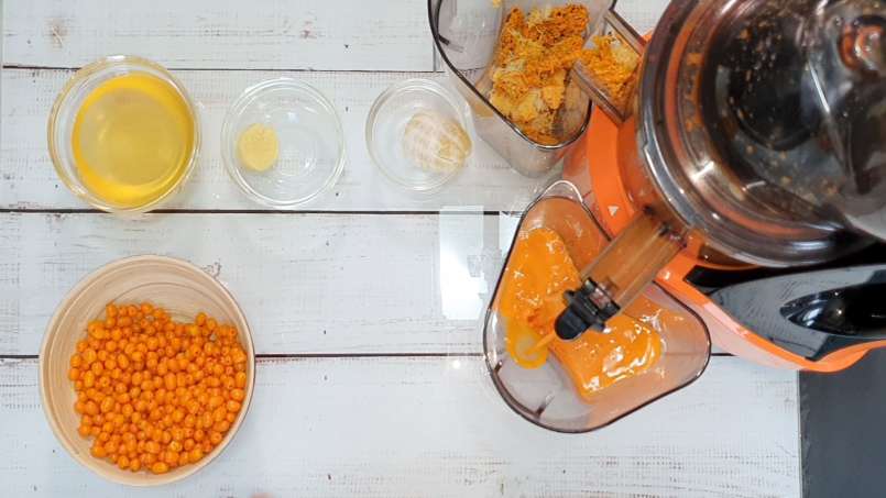 Jus seabuckthorn dengan jahe, lemon, dan madu, foto 7