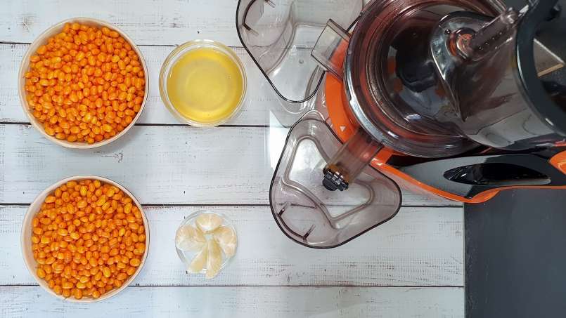 Jus seabuckthorn dengan lemon dan madu, foto 2