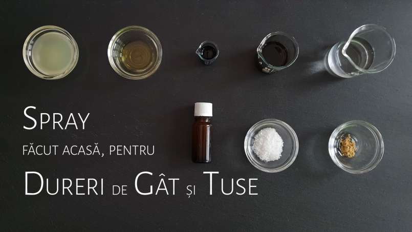 Semprotan obat sakit tenggorokan dan batuk buatan sendiri, foto 1