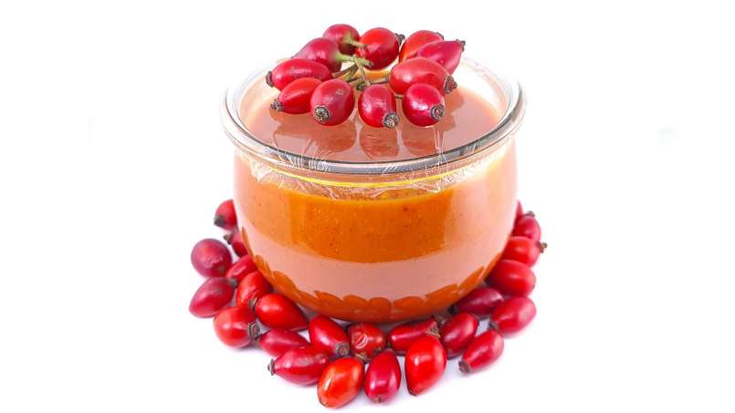 Pasta rosehip dingin dengan madu, serbuk sari, jahe, lemon, dan mint, foto 8
