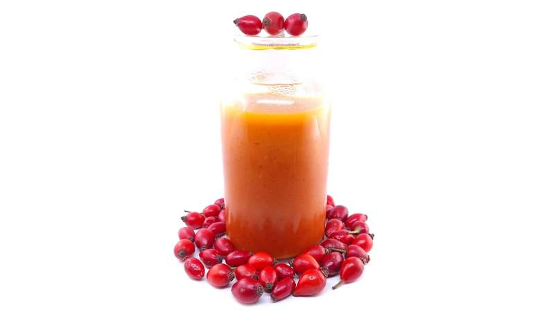 Pasta rosehip dingin dengan madu, serbuk sari, jahe, lemon, dan mint, foto 10