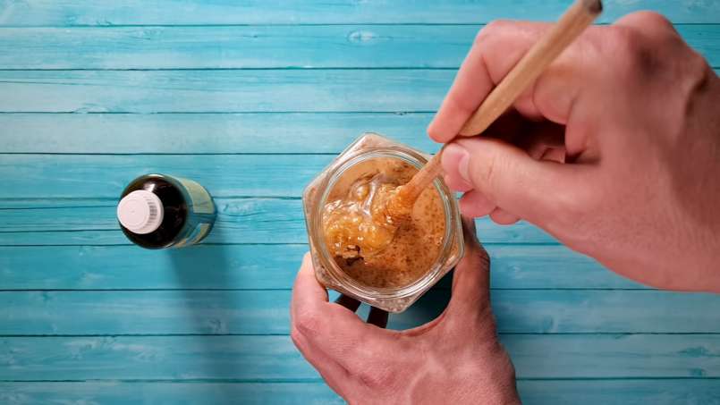 Madu dengan kenari, lemon, dan propolis untuk kekebalan tubuh, foto 11