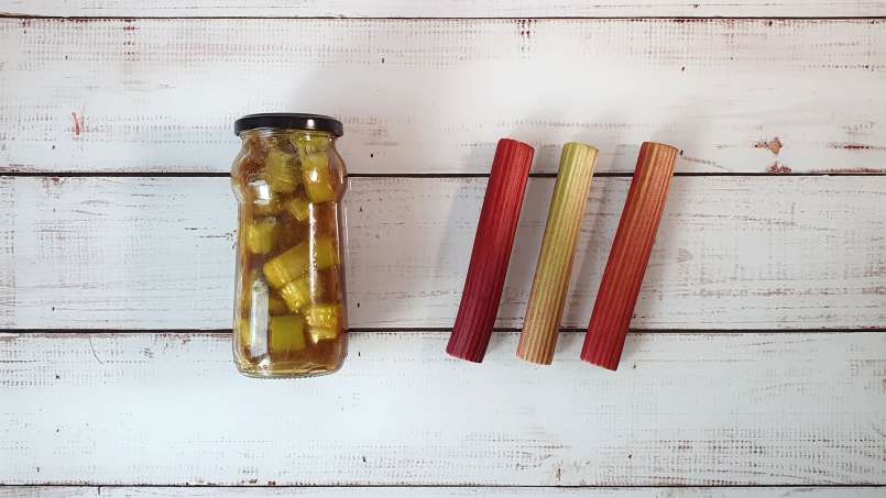 Maserasi rhubarb dengan madu dan jahe, foto 3